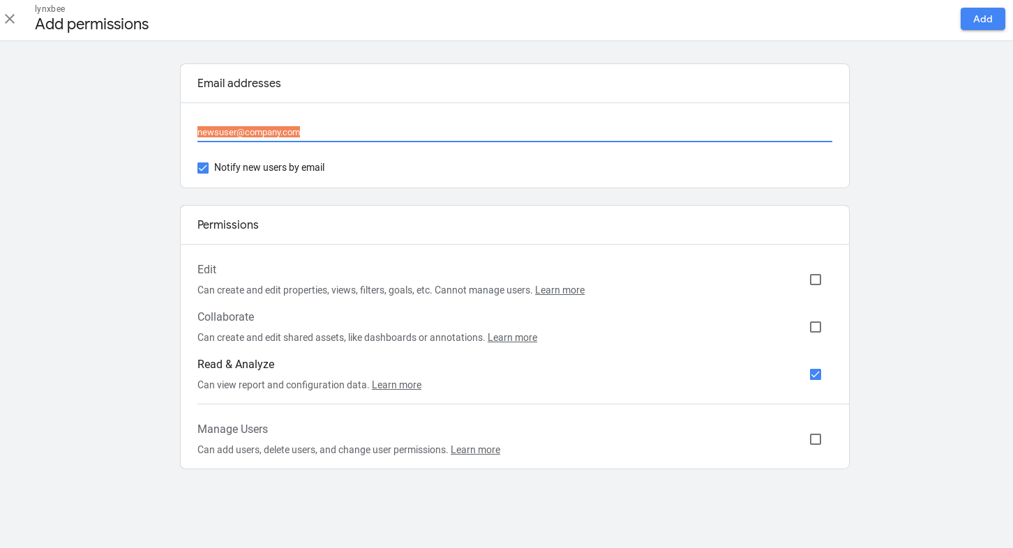 Google Analytics