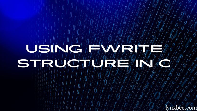 Frwite Structure in C