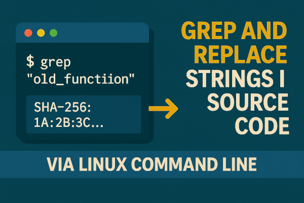 Grep and Replace