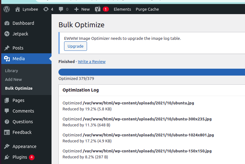 EWWW Optimizer