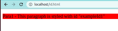 HTML Id