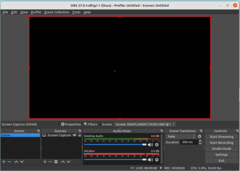OBS Black screen